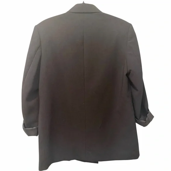 Zara Women’s Black Double Breasted Blazer – Size Medium - Picture 4 of 7